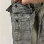 Sanctuary  Houndstooth Gray Plaid Cargo Joggers Elastic Waist and Hem Womens XS Photo 4