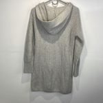 SO  Knit Sweater Dress Long sleeve with hood a line super soft and cozy Small Photo 2