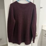 Old Navy 1X Plus Size Sweater Maroon Pullover crew neck Photo 3