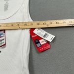 Budweiser NWT Tank Top XS White Ribbed Knit Sleeveless Bud This Buds For You Photo 3