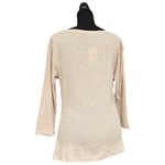 William Rast Women's Noa Drawstring Ruching Detail Knit Long Sleeve Top Size XL Photo 4