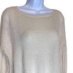 360sweater cashmere long sleeves beige sweater size Small Photo 4
