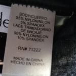 Delicates  Vintage Black Lace Corset Set Size M Photo 8