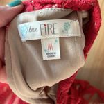 Cropped red lace top Size M Photo 4