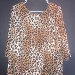 Cheetah Print Shirt Multi Size L Photo 1
