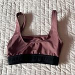 PINK - Victoria's Secret PINK Victoria’s Secret Mauve Scoop Neck Sports Bra Size XS Photo 1