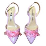 Katy Perry Lisa Women’s/Girls Retro Ornamental Jeweled Kitten Heel Slingback Pink Size 5 Photo 0