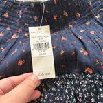 American Eagle  Navy Floral Tiered Ruffle Mini Skirt Photo 3