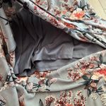 JODIFL Boutique  Women’s Gray Floral High Low Maxi Dress Size Medium Photo 4