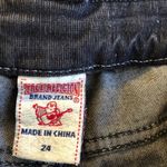 True Religion Trisha Style Black Micro Corduroy Low Rise Stretch Jeans Size 24 Photo 2