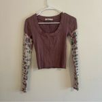 Free People  We the Free Women's Big Sur Tie Dye Tee- cropped raw hem Photo 1