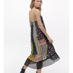 Urban Outfitters Kimchi Blue Mae Patchwork Midi Dress Small Photo 1