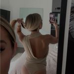 House Of CB Cheyenne ecru gathered bodysuit Photo 3
