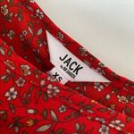 BB Dakota Jack Bohemian Wrap-Sody Red Flowy Floral Dress Photo 4
