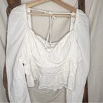 Free People  Chloe White Cotton Sweetheart
Neckline L Photo 6