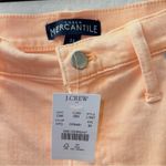 J.Crew  NWT L1647 Orange High Rise Garment-Dyed Cutoff Boy Short size 33 Photo 2
