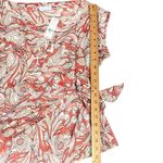 Pacific&Co Women’s XS NY &  Pink Cream Ruched Side Tie Top Blouse Photo 7