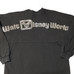 Disney Thick cotton spirit jersey Parks 3/4 sleeve silver sequined 1971 shirt Photo 2