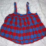 Loft  Red & Blue Tank Top NWOT size Medium Dress / Fourth of July Patriotic Tank Photo 3