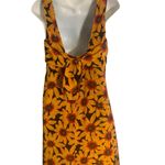 Spenser Jeremy Silk Sunflower Maxi Dress Ladies Sz 6 Yellow Photo 2
