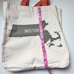 Reusable Boston Theme Black Strap Canvas Tote Bag NWT Photo 6