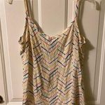 Ocean Pacific  rainbow stripe v neck tank top size xl Photo 0