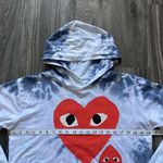 Dreamsicle Blue Tie Dye Lightweight Pullover Hoodie Size Medium Photo 3