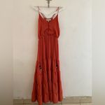 Dolan by Anthropology Elegant orange Maxi Dress Red Photo 1