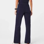 FIGS  Technical Collection High Waisted Isabel Wide Leg Navy Scrub Pants Size LP Photo 3