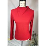 A New Day Boat Neck Long Sleeve Knit Top Red size M Photo 4