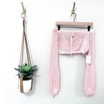 Tularosa NWT REVOLVE Andy Off Shoulder Sweater Pink Long Sleeve Size M Photo 2