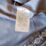 Esley  Chambray & White Embroidered Shift Dress Photo 7