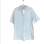 ZARA NWT Flowy Jumpsuit Romper Chambray XS Relax Oversized XS Bloggers Fave Photo 4