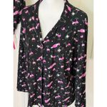 NOT A MORNING PERSON HANGOVER CLUB WINE PAJAMA SET WOMENS XL Black Photo 1