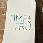 Tru and Time One Piece Striped Brown Outfit With Tie Belt NWT XS Photo 4