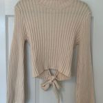 Etophe studios Éstophe Studios Open Back Sweater Top Photo 0