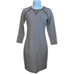 Philosophy  Body Con Black/White Striped‎ L/S Dress NWT $78 Size XS Photo 1