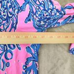 Lilly Pulitzer  Vero Tunic Caught In The Coral Pink Blue‎ Top Shirt size XS Photo 2