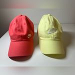 Nike  Women's Caps in Coral and Pale Yellow Photo 1