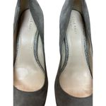 Cole Haan Women's Alanna Pump Heels Size 7 Gray Suede Glitter Block Photo 4