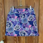 Talbots T By  Everyday Stretch‎ Skort In Spring Blossom Skirt w Shorts - Sz S 💚🎀 Photo 4