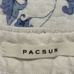 PacSun White Floral Embroidered Size 25 Women's Shorts Photo 4