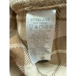 Everlane The Oversized Button Down Shacket Shirt Jacket Camel Plaid Size Small Photo 8