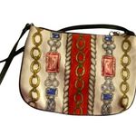 Brighton Glitter & Go Pouch Love Chain Jewel Print Crossbody Mini Bag New Photo 2