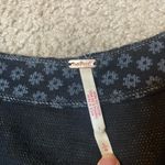 Free People Sheer Mesh Garner Floral Baby Tee Size Large Black Photo 5