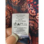 Pleione Nordstrom Paisley Surplice Draped Snap Closure Faux Wrap Hi Lo Blouse S Photo 6