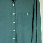 Carole Little VTG Tunic Shirt Womens 14 Green Blouse Top USA‎ Retro Classic Photo 0