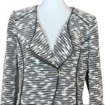 Gibson Latimer Blazer Tweed Moto Jacket Cream Officecore Women's Size Large Photo 8