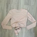 Lululemon  Gather and Grow Long Sleeve Shirt Top Dance– Feather Pink Like New Sz6 Photo 6