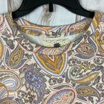cupio Paisley Jewel Tone Boho Short Sleeve Tunic Top Women’s Size Medium Photo 8